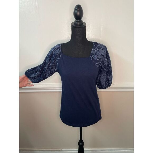 NWT Maurices Navy Charleston Top Size X-Small - Picture 1 of 7